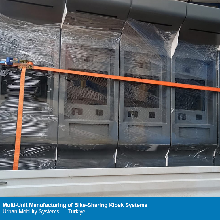 Multi-Unit Manufacturing of Bike-Sharing Kiosk Systems — Urban Mobility Systems — Türkiye